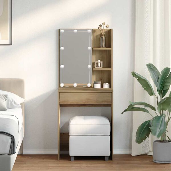 vidaXL &Mu;&pi;&omicron;&upsilon;&nu;&tau;&omicron;&upsilon;ά&rho; &mu;&epsilon; LED &Alpha;&rho;&tau;&iota;&sigma;&iota;&alpha;&nu;ή &Delta;&rho;&upsilon;&sigmaf; 60x40x140 &epsilon;&kappa;.