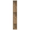 vidaXL Βιβλιοθήκη 5 Επιπέδων Δρυς 45x23,5x162,5 εκ. Επεξεργ. Ξύλο