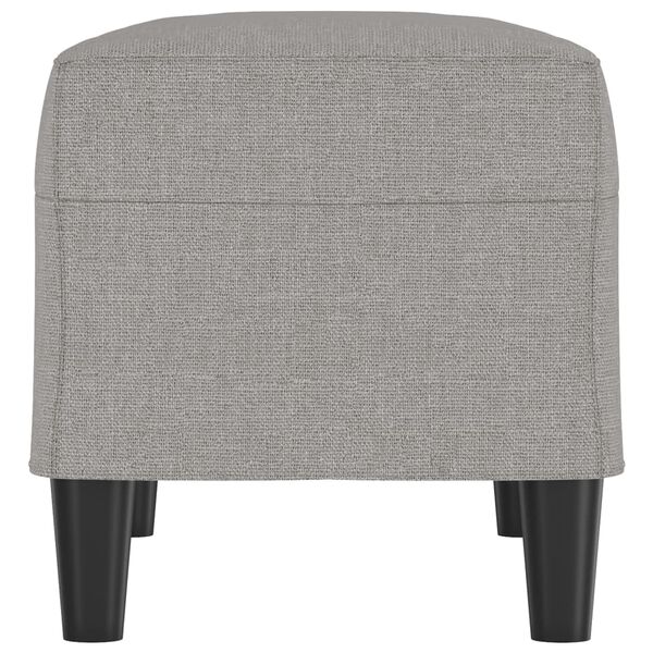 vidaXL Πάγκος Ανοιχτό Γκρι 70 x 35 x 41 εκ. Υφασμάτινος