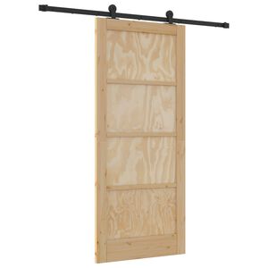 vidaXL &Sigma;&upsilon;&rho;ό&mu;&epsilon;&nu;&eta; &Pi;ό&rho;&tau;&alpha; &Phi;&upsilon;&sigma;&iota;&kappa;ό &kappa;&alpha;&iota; &Mu;&alpha;ύ&rho;&omicron; 86 x 198,5 cm &Mu;&alpha;&sigma;ί&phi; &Xi;ύ&lambda;&omicron; &Pi;&epsilon;ύ&kappa;&omicron;&upsilon;
