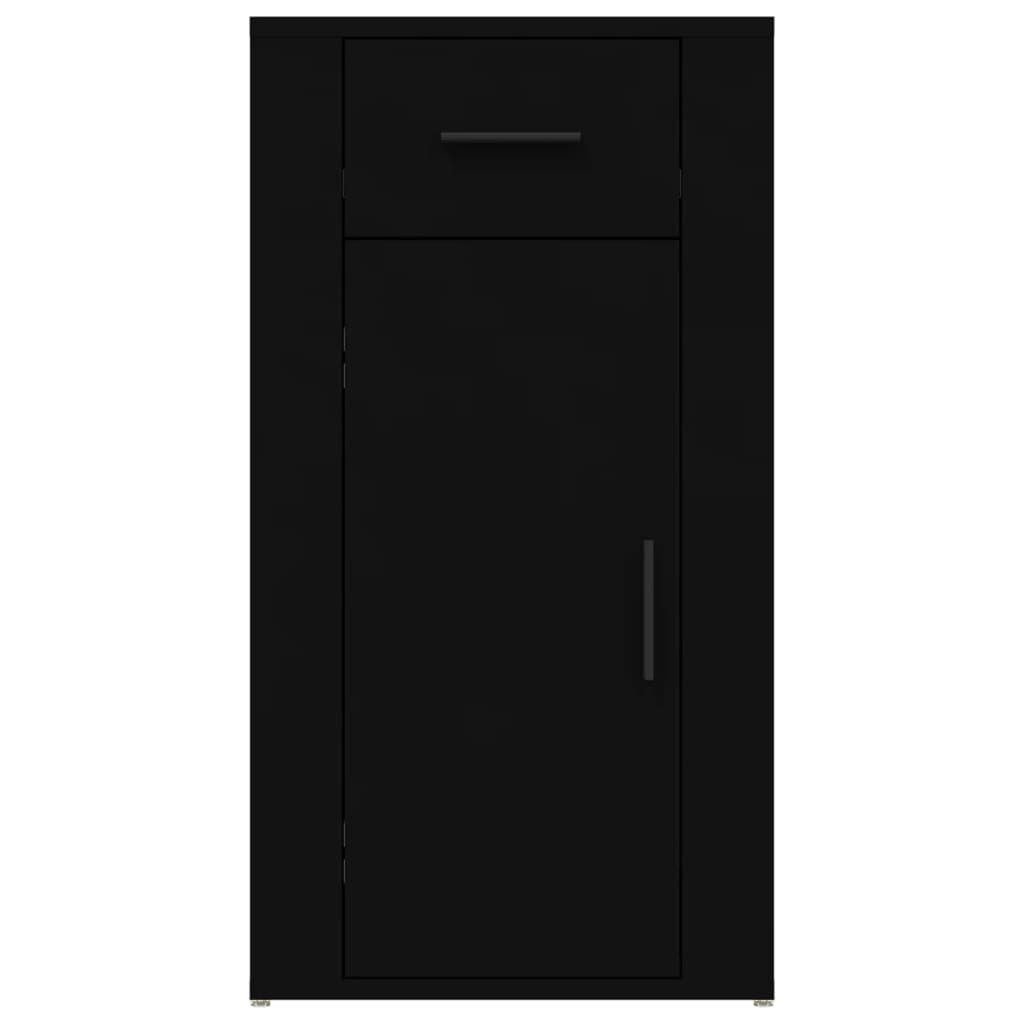 vidaXL Ντουλάπι Γραφείου Μαύρο 40 x 49 x 75 εκ. από Επεξεργασμένο Ξύλο