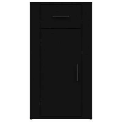 vidaXL Ντουλάπι Γραφείου Μαύρο 40 x 49 x 75 εκ. από Επεξεργασμένο Ξύλο