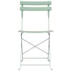 vidaXL Πτυσσόμενη Καρέκλα Κήπου 2 pcs Πράσινο 42 x 46 x 82εκ Ατσάλι