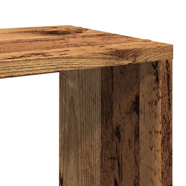 vidaXL Βιβλιοθήκη Όψη Παλαιού Ξύλου 60 x 24 x 63 εκ. από Επεξεργ. Ξύλο