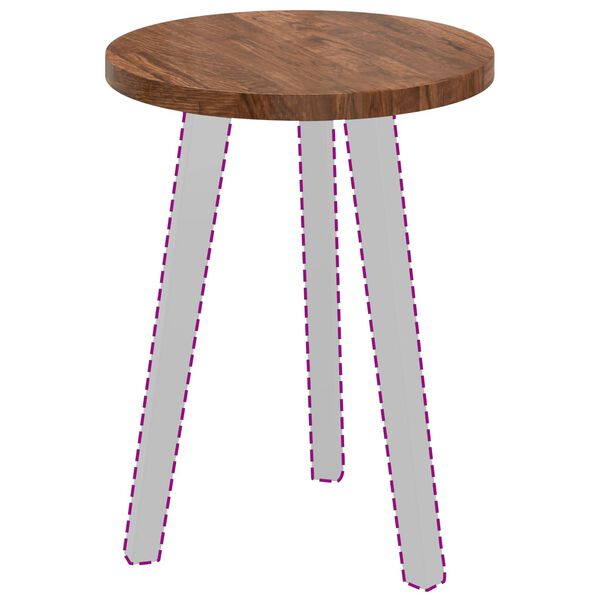 vidaXL &Kappa;&alpha;&pi;ά&kappa;&iota; &tau;&rho;&alpha;&pi;&epsilon;&zeta;&iota;&omicron;ύ &Alpha;&nu;&omicron;&iota;&chi;&tau;ό &kappa;&alpha;&phi;έ &Oslash; 40 x 2,5 cm &Sigma;&tau;&epsilon;&rho;&epsilon;ό &Xi;ύ&lambda;&omicron; &Delta;&rho;&upsilon;ό&sigmaf;