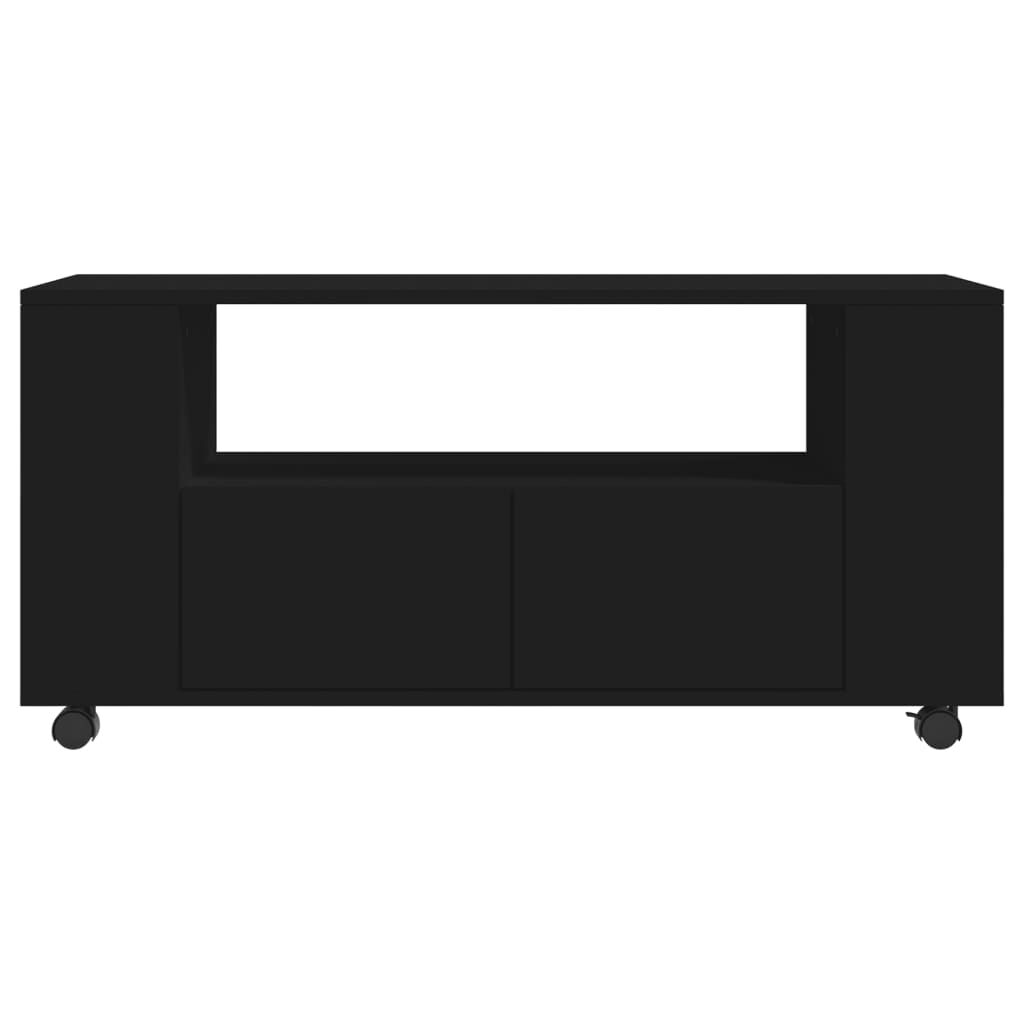 vidaXL Έπιπλο Τηλεόρασης Μαύρο 102x34,5x43 εκ. Επεξεργασμένο Ξύλο