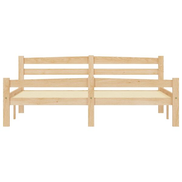 vidaXL Πλαίσιο Κρεβατιού με 4 Συρτάρια 160 x 200 εκ. Μασίφ Ξύλο Πεύκου