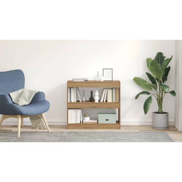 vidaXL &Nu;&tau;&omicron;&upsilon;&lambda;ά&pi;&iota; &beta;&iota;&beta;&lambda;ί&omega;&nu;/&delta;&iota;&alpha;&chi;&omega;&rho;&iota;&sigma;&tau;&iota;&kappa;ό &delta;&omega;&mu;&alpha;&tau;ί&omicron;&upsilon; Artisan Oak 80x30x72 cm