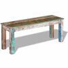 vidaXL Πάγκος 110 x 35 x 45 εκ. από Μασίφ Ανακυκλωμένο Ξύλο