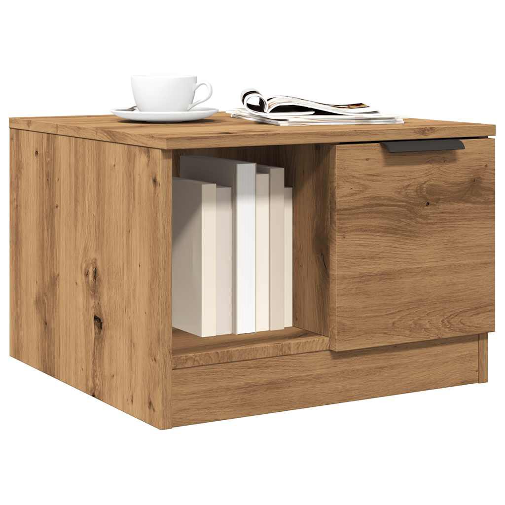 vidaXL Τραπεζάκι Σαλονιού τεχνίτης Δρυς 50x50x36 εκ Επεξεργασμένο Ξύλο