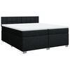 vidaXL &Kappa;&rho;&epsilon;&beta;ά&tau;&iota; Boxspring &mu;&epsilon; &Sigma;&tau;&rho;ώ&mu;&alpha; &Mu;&alpha;ύ&rho;&omicron; 200x200 &epsilon;&kappa;. &Upsilon;&phi;&alpha;&sigma;&mu;ά&tau;&iota;&nu;&omicron;