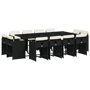 vidaXL &Sigma;&epsilon;&tau; &Tau;&rho;&alpha;&pi;&epsilon;&zeta;&alpha;&rho;ί&alpha;&sigmaf; &Kappa;ή&pi;&omicron;&upsilon; 13&tau;&epsilon;&mu;. &Mu;&alpha;ύ&rho;&omicron; &alpha;&pi;ό &Sigma;&upsilon;&nu;&theta;. &Rho;&alpha;&tau;ά&nu; &mu;&epsilon; &Mu;&alpha;&xi;&iota;&lambda;ά&rho;&iota;&alpha;