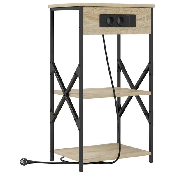 vidaXL Κομοδίνο Sonoma Δρυς 41 x 31 x 76 εκ. Επεξεργασμένο ξύλο