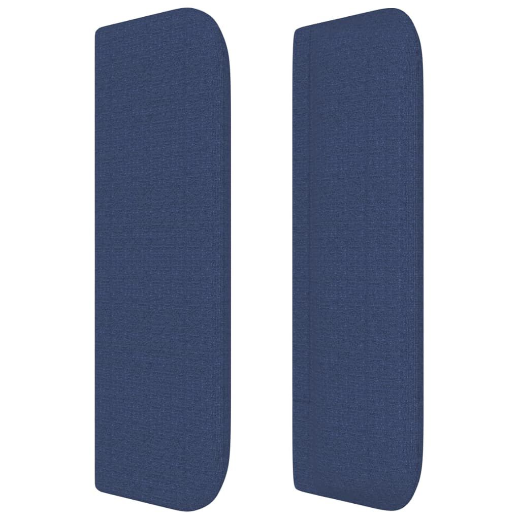 vidaXL Κεφαλάρι με Πτερύγια Μπλε 163x16x78/88 εκ. Υφασμάτινο