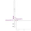 vidaXL Κρεβάτι Boxspring με Στρώμα Σκούρο Πράσινο 140x190εκ. Βελούδινο