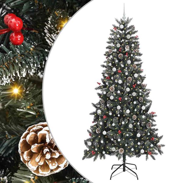 vidaXL Τεχνητό Χριστουγεννιάτικο Δέντρο 129.5 x 129.5 x 240 εκ.