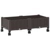 vidaXL &Kappa;ή&pi;&omicron;&sigmaf; &Gamma;&lambda;&alpha;&sigma;&tau;&rho;ά&kappa;&iota; &mu;&epsilon; &Rho;&omicron;&delta;ά&kappa;&iota;&alpha; &Kappa;&alpha;&phi;έ 80 x 40 x 29 cm PP