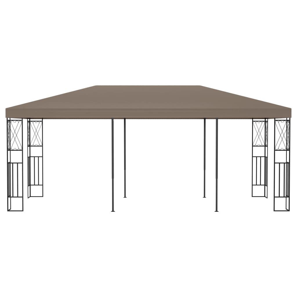 vidaXL Κιόσκι Taupe 6 x 3 μ. Ύφασμάτινο
