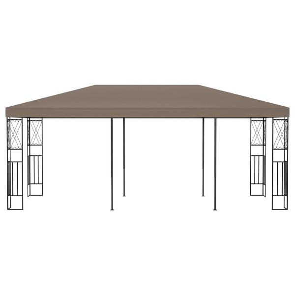 vidaXL Κιόσκι Taupe 6 x 3 μ. Ύφασμάτινο