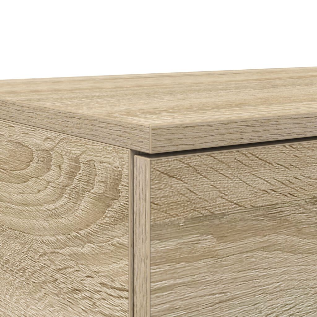 vidaXL Συρτάρια κρεβατιού με συρτάρι Sonoma Δρυς 200 x 36.5 x 16.5 εκ