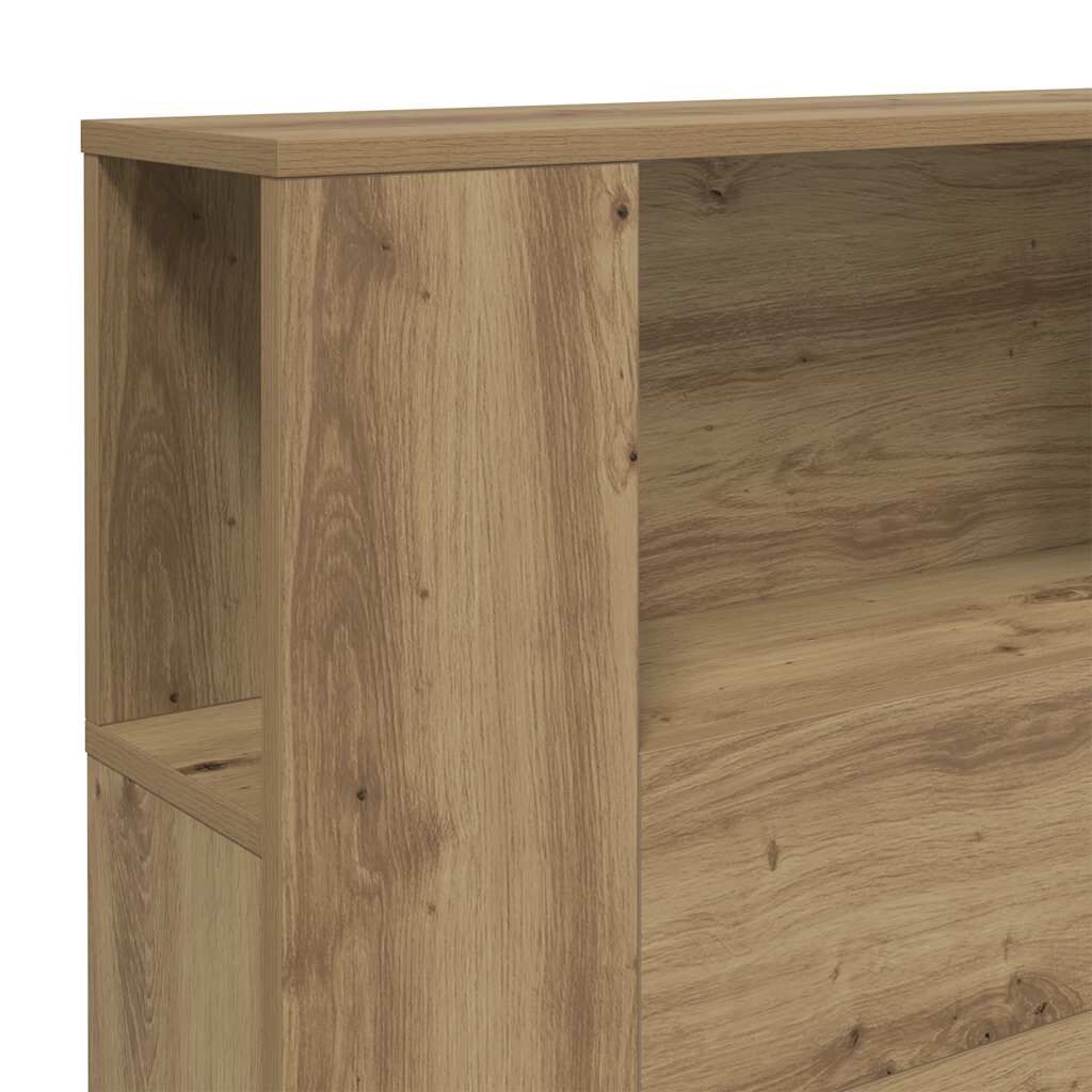 vidaXL Κεφαλάρι Με Αποθηκευτικό Χώρο 200x18,5x102,5 εκ. Επεξ. Ξύλο