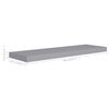 vidaXL Ράφι Τοίχου Γκρι 80x23,5x3,8 εκ. MDF