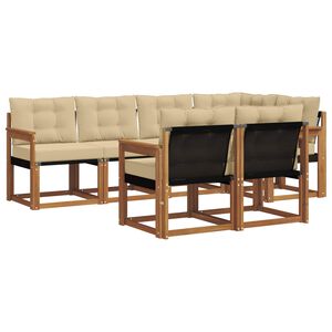 vidaXL &Sigma;&epsilon;&iota;&rho;ά &Kappa;&alpha;&nu;&alpha;&pi;έ &Epsilon;&xi;&omega;&tau;&epsilon;&rho;&iota;&kappa;&omicron;ύ &mu;&epsilon; &mu;&alpha;&xi;&iota;&lambda;ά&rho;&iota; 7 pcs &Phi;&upsilon;&sigma;&iota;&kappa;ό &kappa;&alpha;&iota; &Mu;&pi;&epsilon;&zeta;