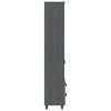 vidaXL Ραφιέρα HAMAR Σκ. Γκρι 60 x 35 x 180 εκ. από Μασίφ Ξύλο Πεύκου
