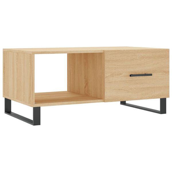 vidaXL Τραπεζάκι Σαλονιού Sonoma Δρυς 90x50x40 εκ. Επεξεργασμένο Ξύλο