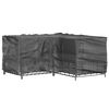 vidaXL Κάλυμμα Επίπλων Κήπου Σχήματος Γ με 16 Κρίκους 215x215x90 εκ.