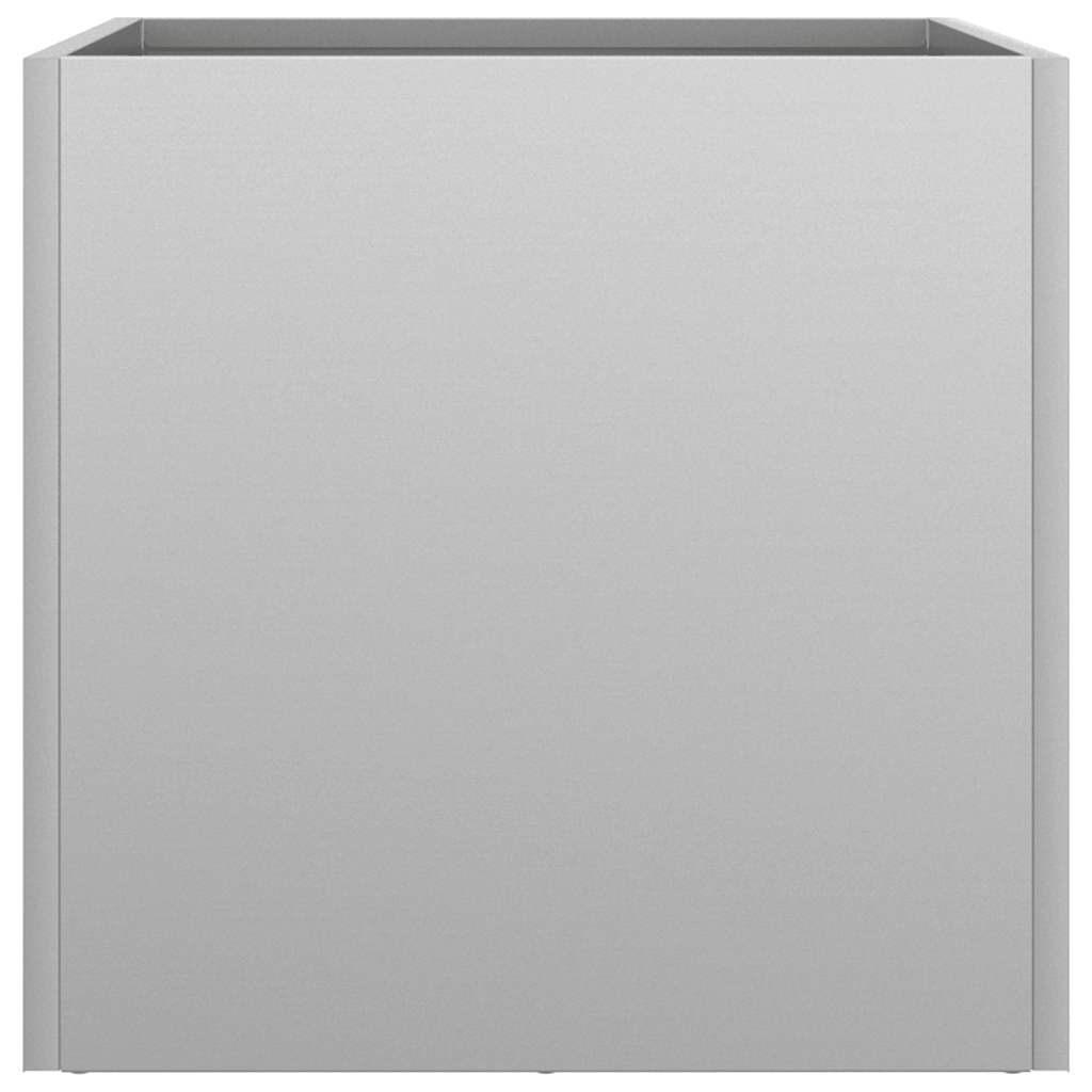 vidaXL Ζαρντινιέρα Ασημί 32 x 30 x 29 εκ. από Γαλβανισμένο Χάλυβα
