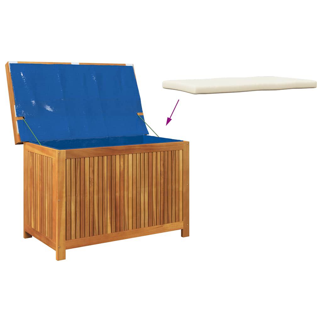 vidaXL Κουτί Μαξιλαριών Εξ. Χώρου 90x50x60,5 εκ. Μασίφ Ξύλο Ακακίας
