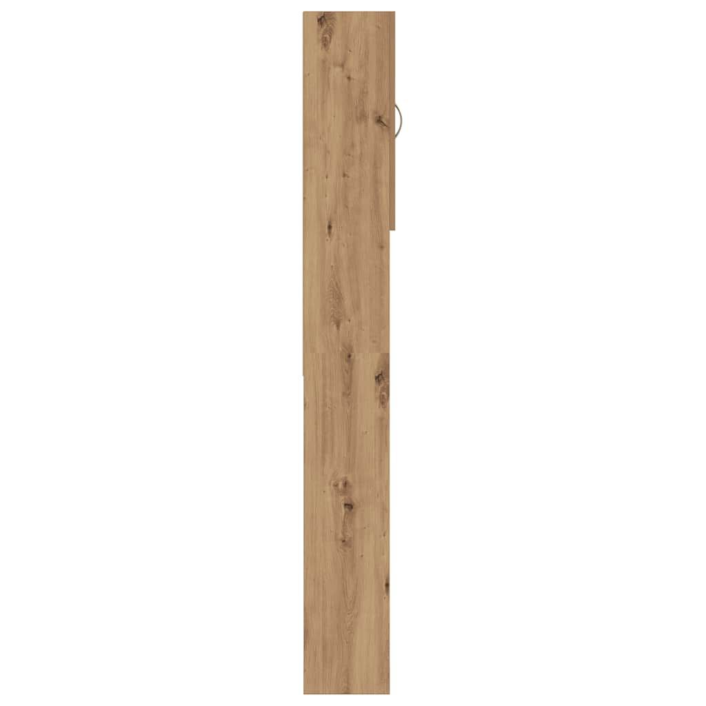 vidaXL Ντουλάπι Πλυντηρίου τεχνίτης Δρυς 64 x 25,5 x 190 εκ.