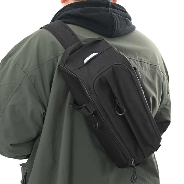 vidaXL Τσάντα Ποδηλάτου για Ράγα Pannier 8 L Μαύρη 38x16x16 εκ.