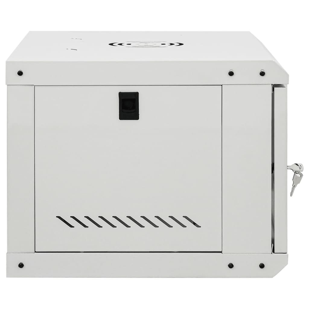 vidaXL Καμπίνα Δικτύου Επιτοίχια 6U 19'' IP20 53x40x30 εκ.
