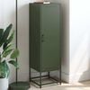 vidaXL Ντουλάπι Πράσινο Λαδί 36x39x123 εκ. από Ατσάλι