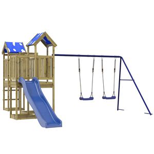 vidaXL Παιδική Χαρά Εξωτερικού Χώρου από Εμποτισμένο Ξύλο Πεύκου