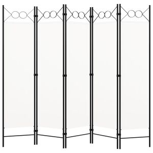 vidaXL &Delta;&iota;&alpha;&chi;&omega;&rho;&iota;&sigma;&tau;&iota;&kappa;ό &Delta;&omega;&mu;&alpha;&tau;ί&omicron;&upsilon; &mu;&epsilon; 5 &Pi;ά&nu;&epsilon;&lambda; &Lambda;&epsilon;&upsilon;&kappa;ό 200 x 180 &epsilon;&kappa;.