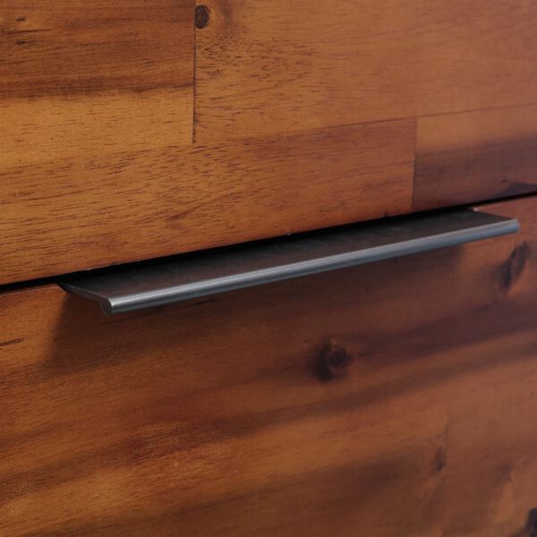 vidaXL Συρταριέρα 45 x 32 x 115 εκ. από Μασίφ Ξύλο Ακακίας