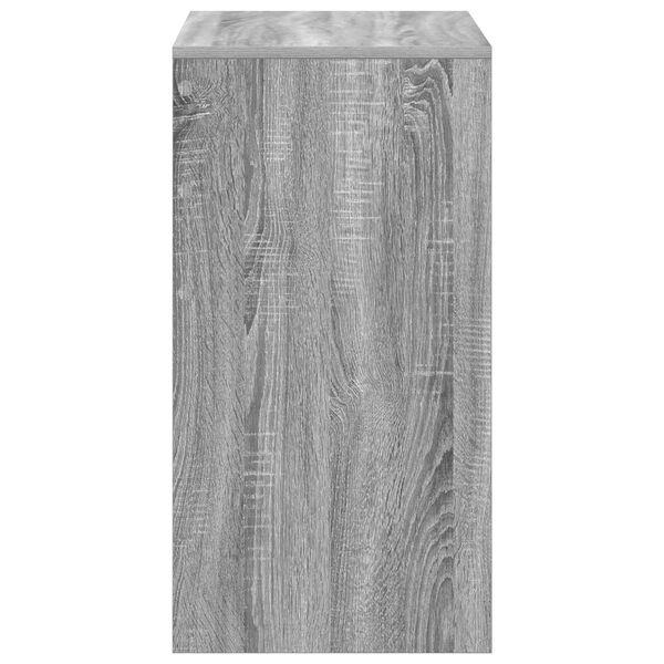 vidaXL Γραφείο Γκρι sonoma 60 x 40 x 76 εκ. Επεξεργασμένο ξύλο