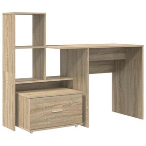 vidaXL &Gamma;&rho;&alpha;&phi;&epsilon;ί&omicron; &Delta;&rho;ύ&sigmaf; Sonoma &Epsilon;&pi;&epsilon;&xi;&epsilon;&rho;&gamma;&alpha;&sigma;&mu;έ&nu;&omicron; &Xi;ύ&lambda;&omicron; 131,5 x 50 x 106,5 &epsilon;&kappa;.