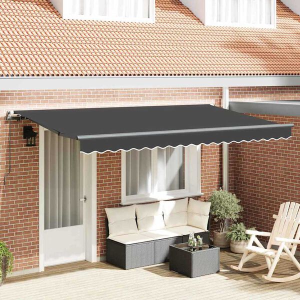 vidaXL Σκηνίτσα Αναδιπλούμενη Ανθρακί 400 x 200 cm