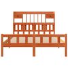 vidaXL Κρεβάτι Βιβλιοθήκη Χωρίς Στρώμα 160x200 εκ Μασίφ Ξύλο Πεύκου