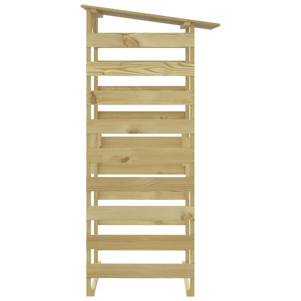 vidaXL &Pi;έ&rho;&gamma;&kappa;&omicron;&lambda;&alpha; &mu;&epsilon; &Omicron;&rho;&omicron;&phi;ή 100x90x200 &epsilon;&kappa; &alpha;&pi;ό &Epsilon;&mu;&pi;&omicron;&tau;&iota;&sigma;&mu;έ&nu;&omicron; &Xi;ύ&lambda;&omicron; &Pi;&epsilon;ύ&kappa;&omicron;&upsilon;