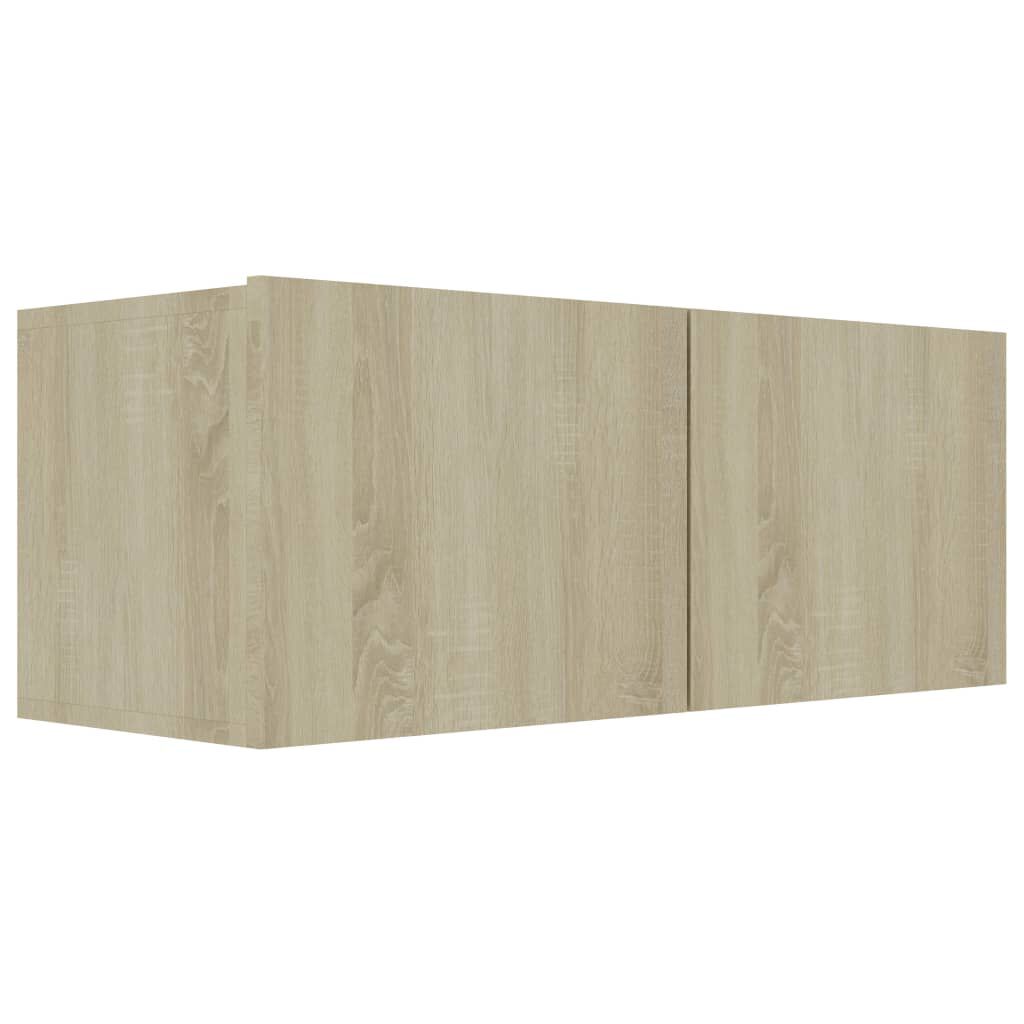 vidaXL Έπιπλο Τηλεόρασης Sonoma Δρυς 80 x 30 x 30 εκ. από Επεξ. Ξύλο