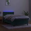 vidaXL &Kappa;&rho;&epsilon;&beta;ά&tau;&iota; Boxspring &mu;&epsilon; &Sigma;&tau;&rho;ώ&mu;&alpha; & LED &Sigma;&kappa;. &Pi;&rho;ά&sigma;&iota;&nu;&omicron; 80x200 &epsilon;&kappa; &Beta;&epsilon;&lambda;&omicron;ύ&delta;&omicron;