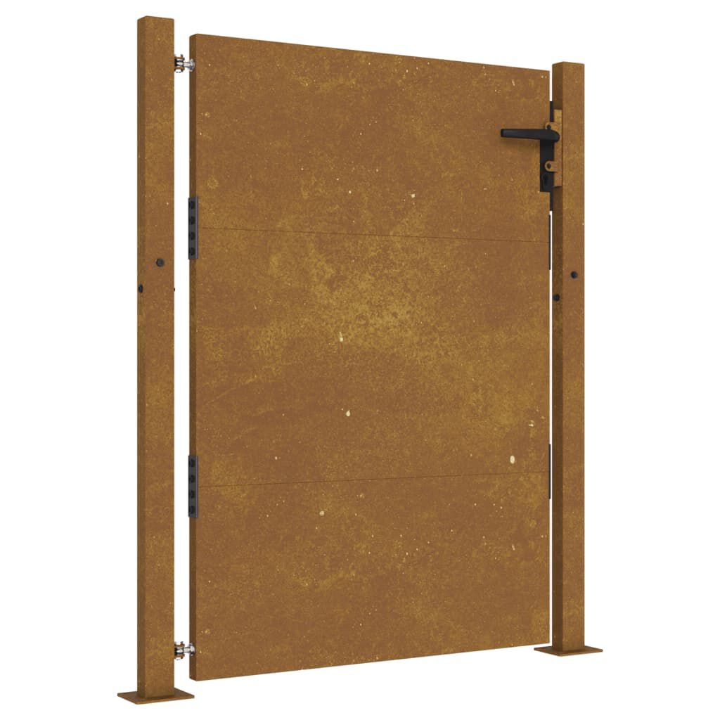 vidaXL Πύλη Κήπου 105 x 130 εκ. από Ατσάλι Corten