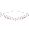 vidaXL Επιφάνεια Τραπεζιού Τετράγωνη 90x90x1,5 εκ. Μασίφ Ξύλο Δρυς