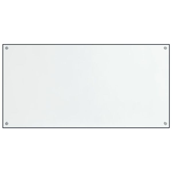 vidaXL Πλάτες Κουζίνας 2 τεμ. Διαφανής 80 x 40 εκ. από Ψημένο Γυαλί