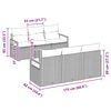 vidaXL Σετ Καναπέ Κήπου 7 pcs Μπεζ και λευκό